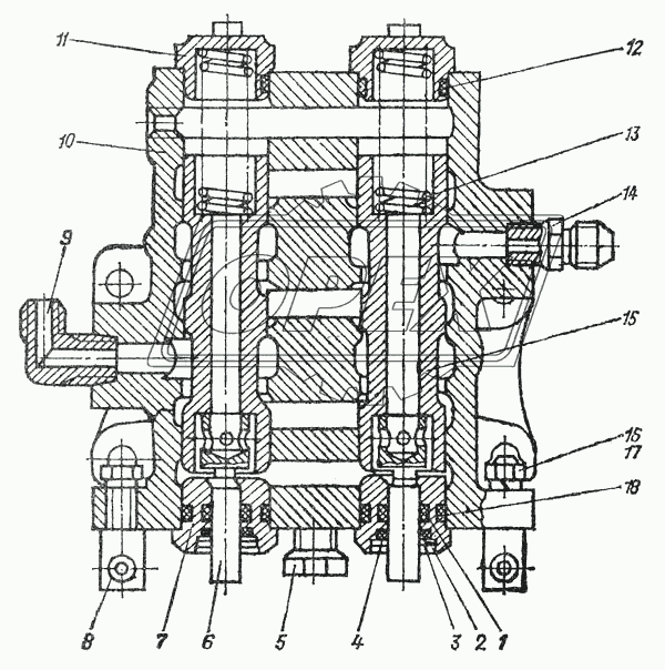 Золотниковая коробка 546П-3416005-01