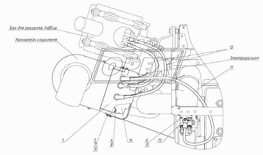 Система подачи (1220.5-1204010)