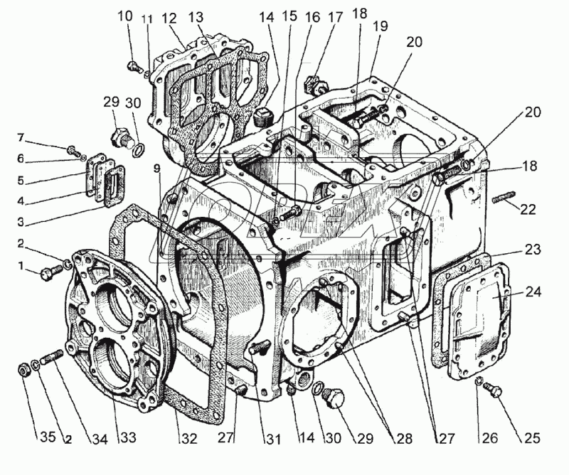 Коробка переда 1522-1700010