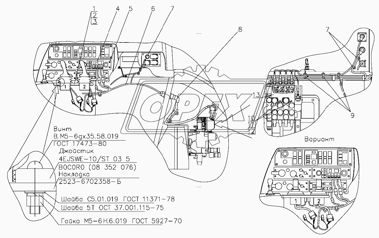 Управление распределителями EHS