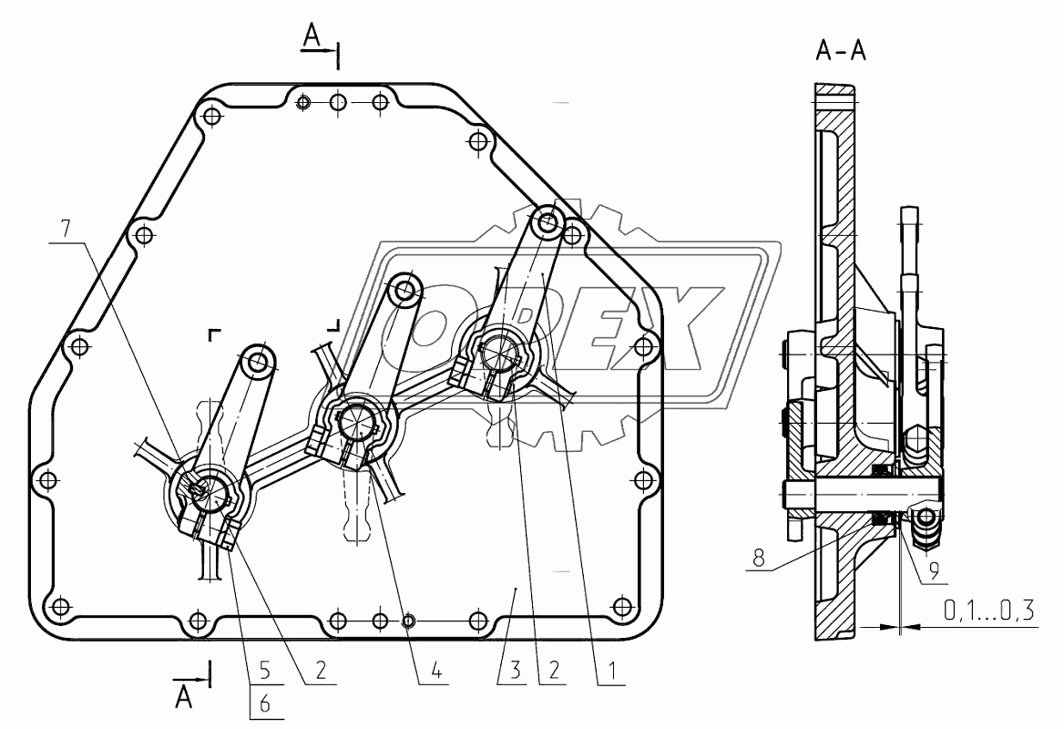 Крышка 3022-1702020