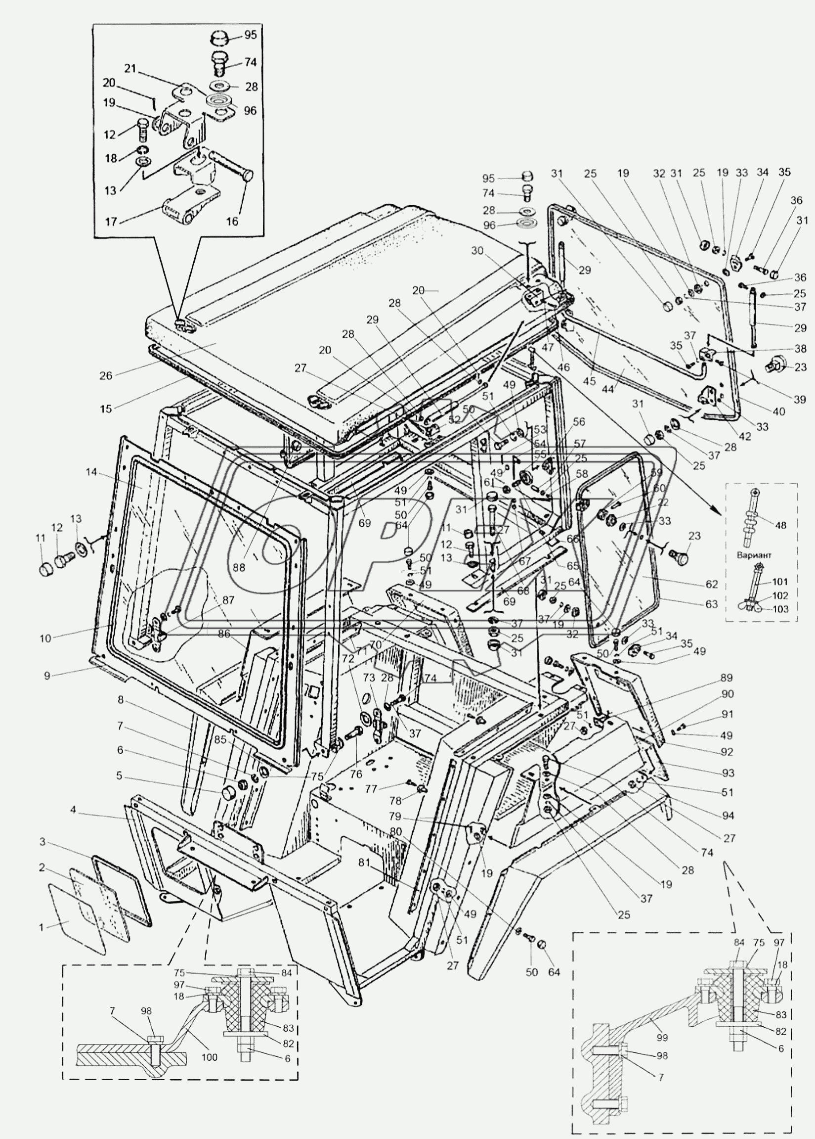 Кабина 220-6700010