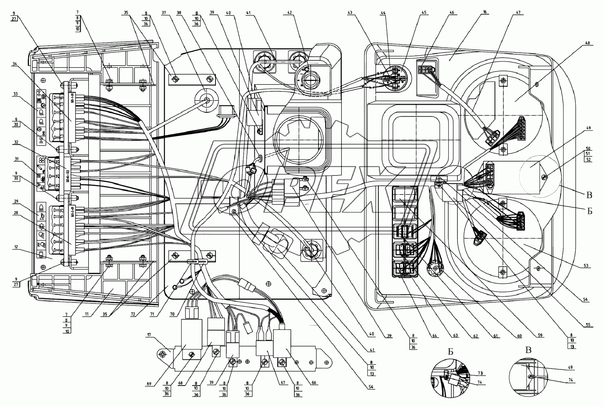 Основание, приборы 826-3805010