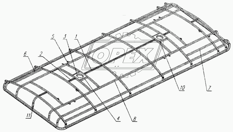 Каркас крыши 4208-5701150-СБ