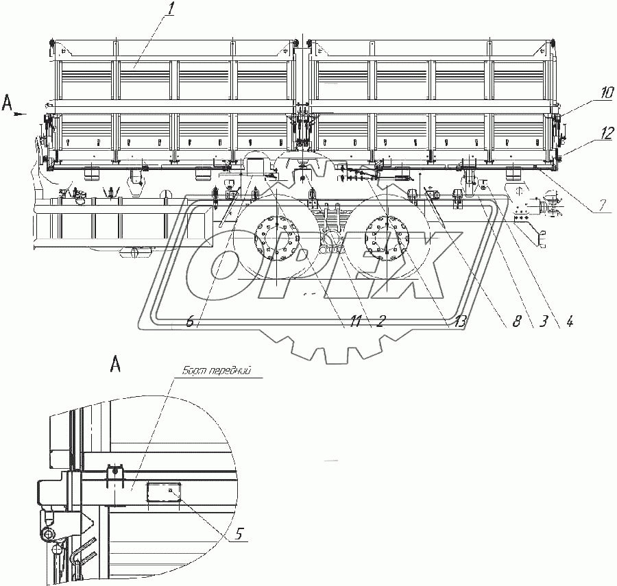 45144-8600001 Самосвальная установка