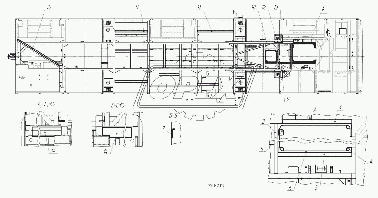 5299-5101100 – Установка каркаса пола