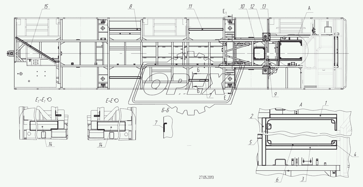 5299-5101100 – Установка каркаса пола