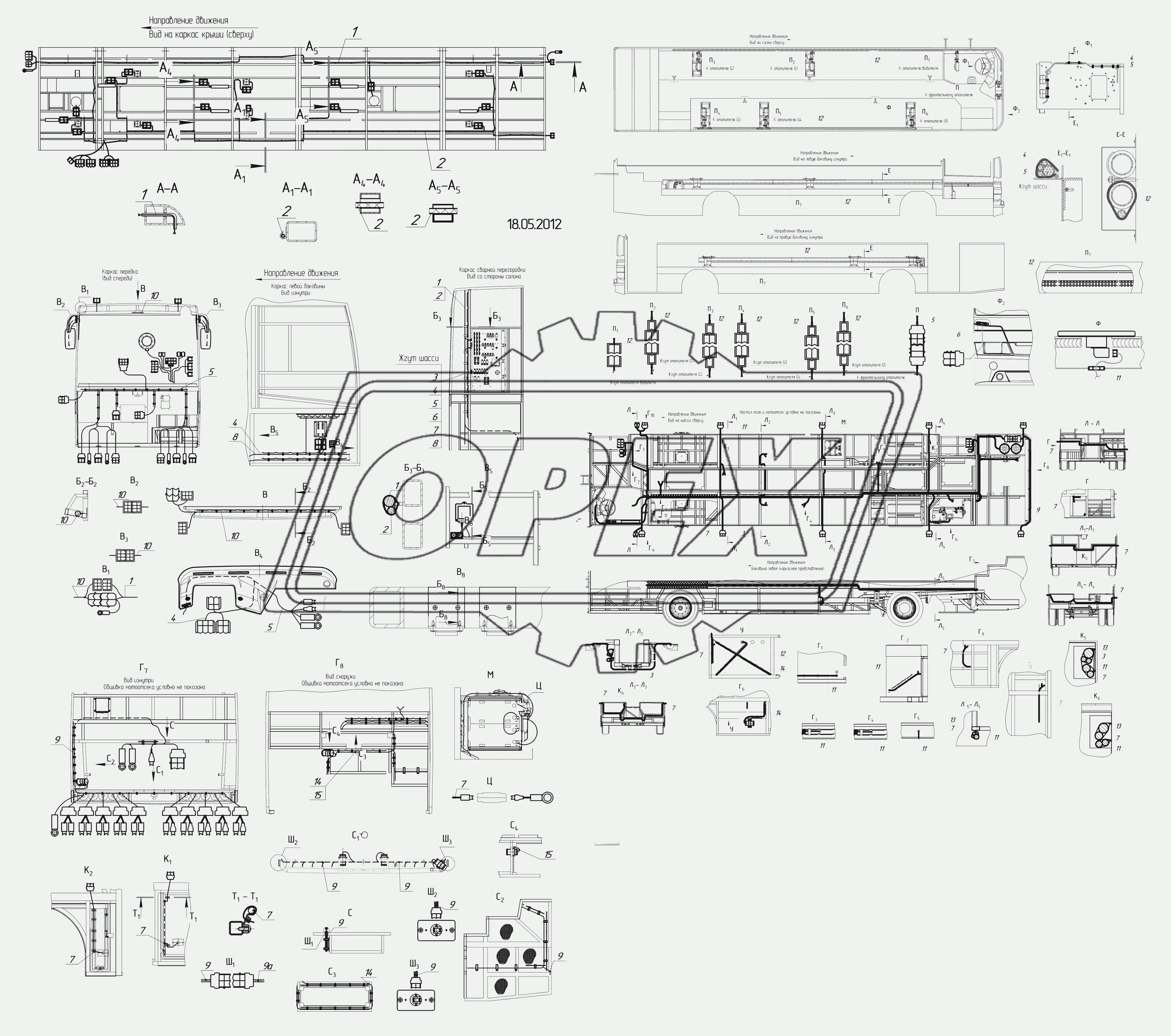 5299-37-32-3700000 – Электромонтажный чертеж