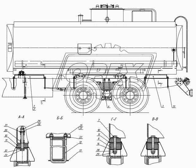 6606-8516000 Установка цистерны