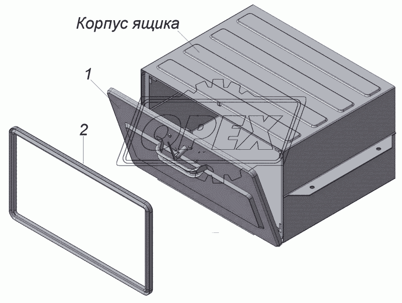 6606-3919010 Ящик для ЗИП в сборе