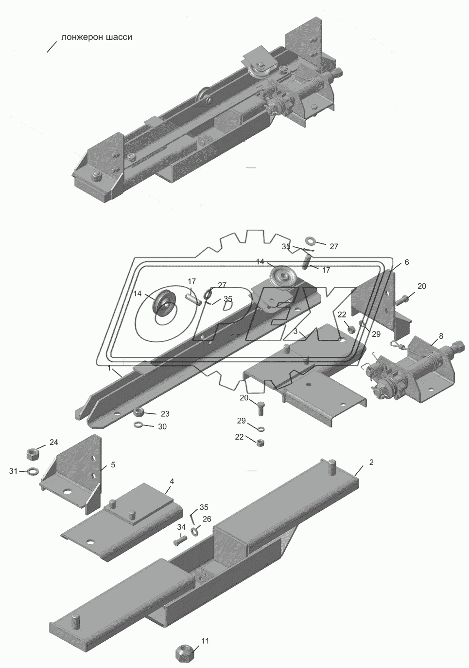 66063-3105200 Установка запасного колеса