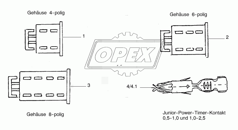 AMP PLUG AND SOCKET CONNECTION