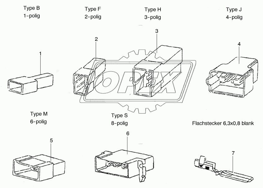 FLAT PLUG HOUSING 1