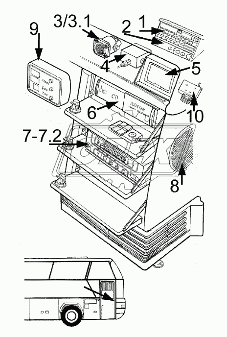 RADIO, CD-CHANGER 2