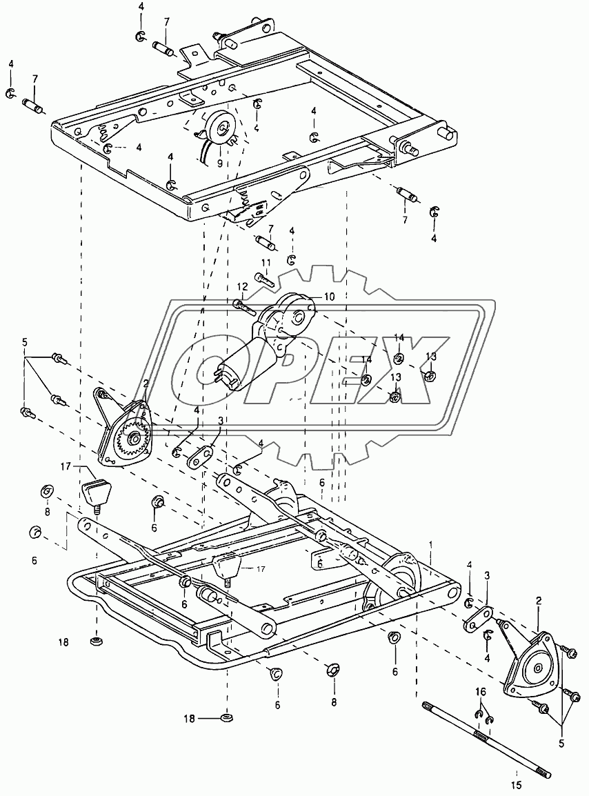 DRIVERS SEAT RECARO HEIGH ADJUSTER