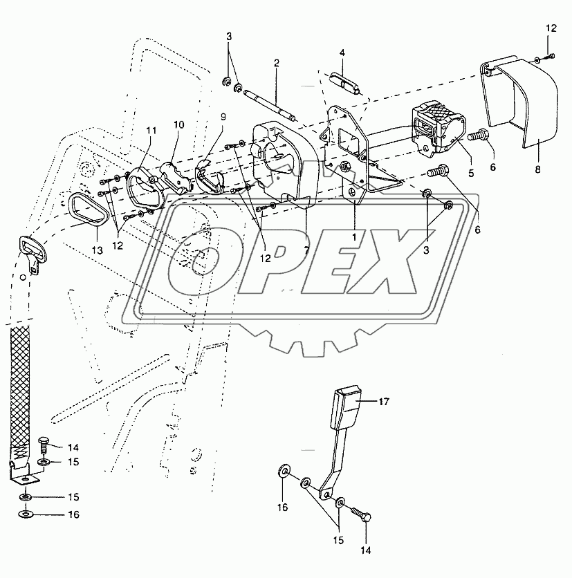 DRIVERS SEAT RETRACTOR