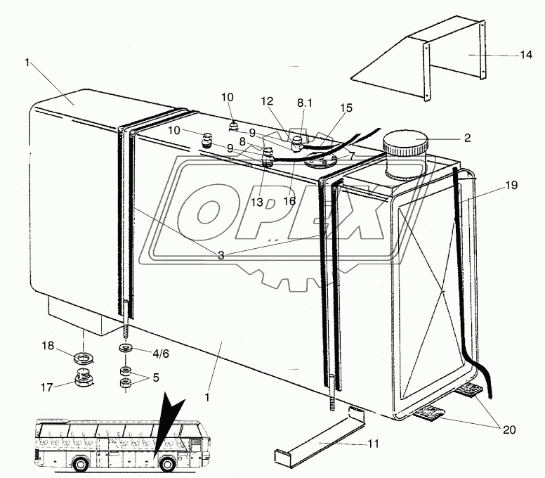 AUXILIARY FUELTANK