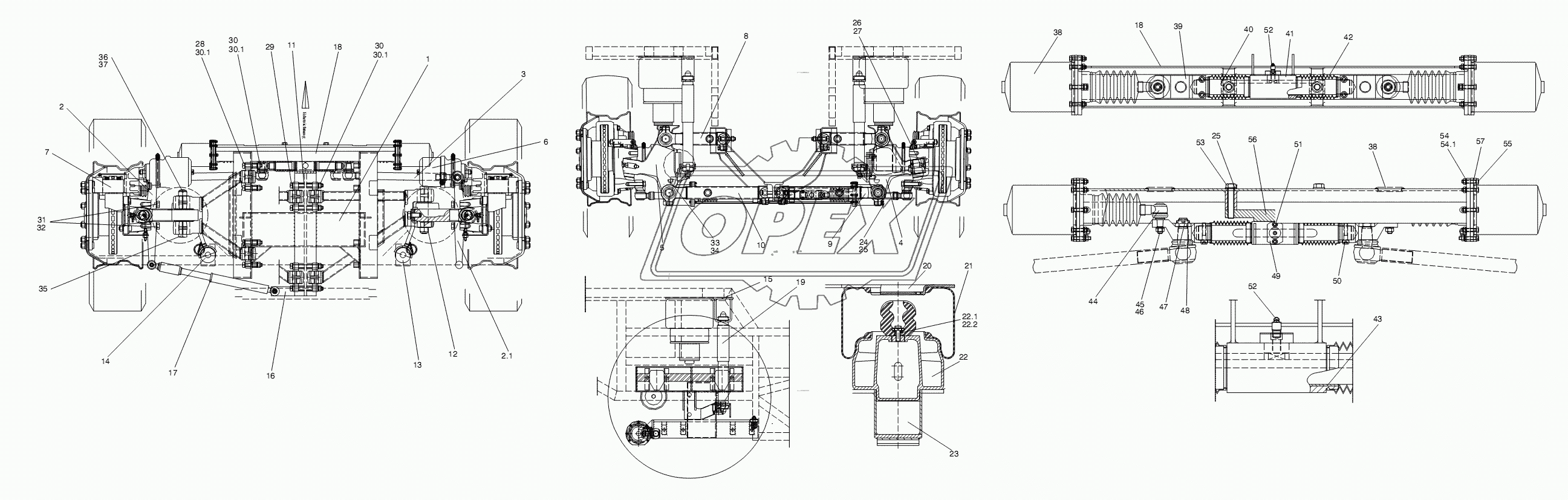 TRAILING AXLE 2