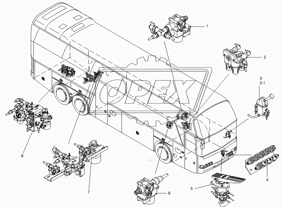 BRAKE VALVE OVERALL VIEW 2