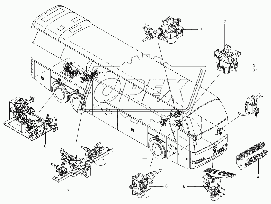 BRAKE VALVE OVERALL VIEW 3