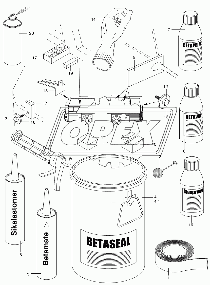 WINDOW REPAIR MATERIAL