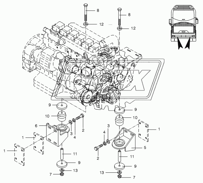 ENGINE SUSPENSION