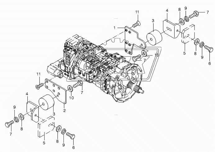 TRANSMISSION SUPPORT 1