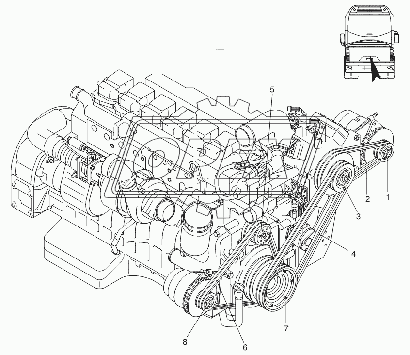 BELT PULLEYS, DRIVE BELTS 1