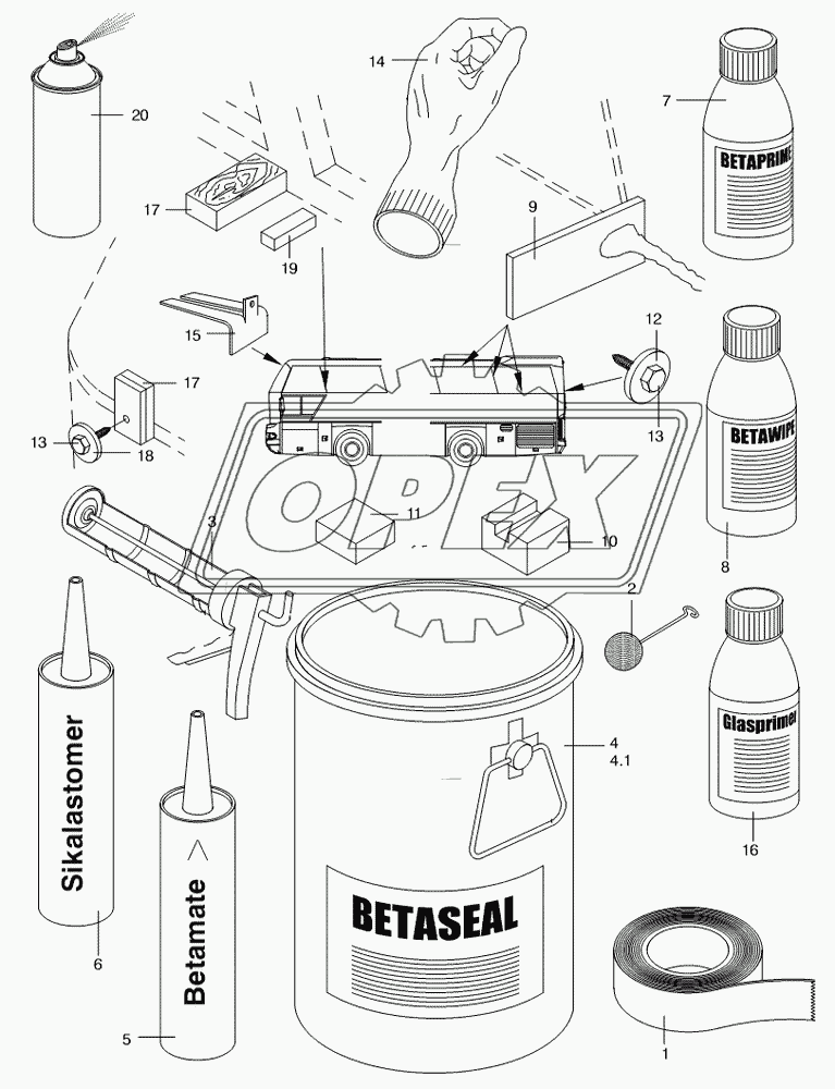 WINDOW REPAIR MATERIAL