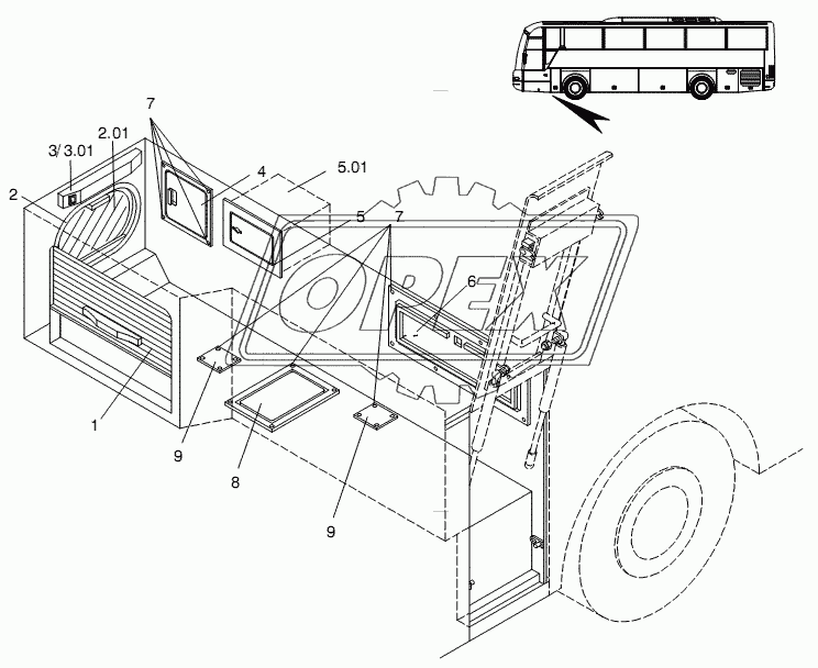 DRIVER’S SLEEPING CABIN 1