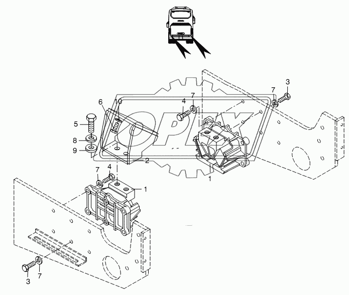 ENGINE SUSPENSION 1