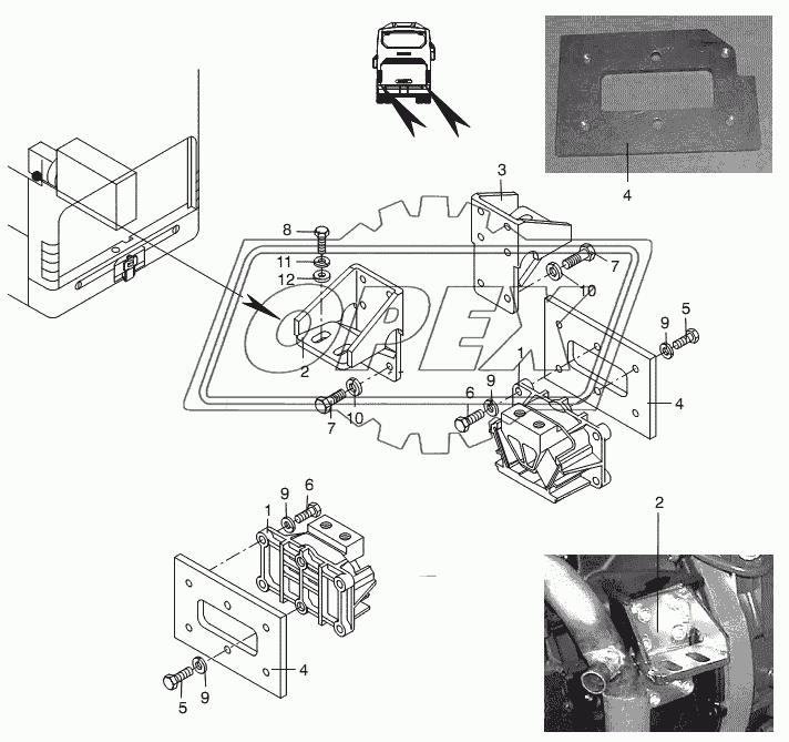 GEARBOX CARRIER/MOUNTING 1