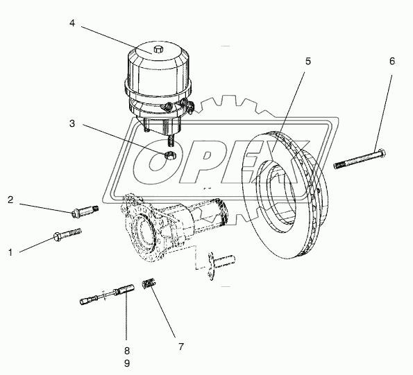 REAR AXLE DISK BRAKE 1