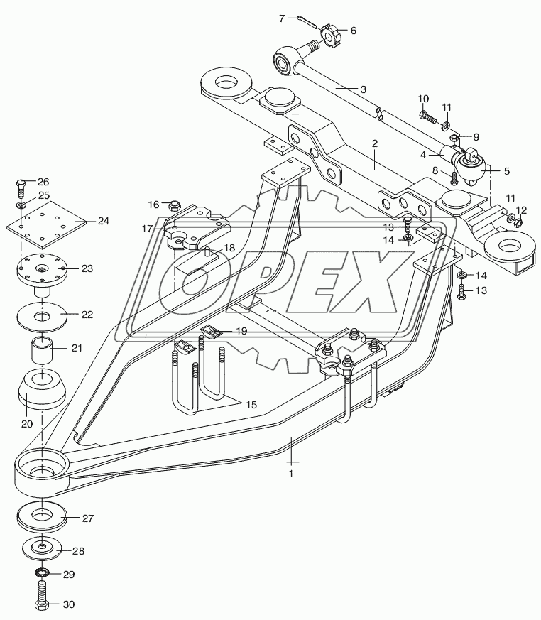 REAR AXLE SUBFRAME 2