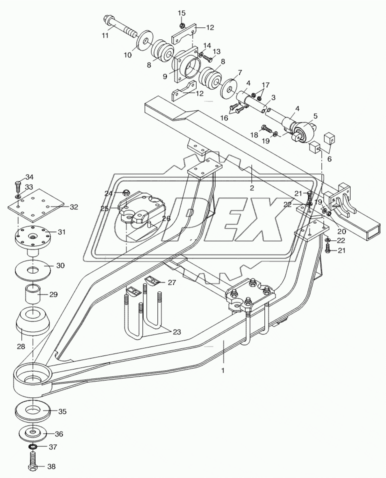 REAR AXLE SUBFRAME 3