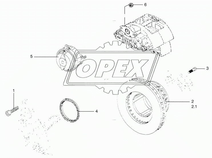 DISK BRAKE FRONT AXLE 1