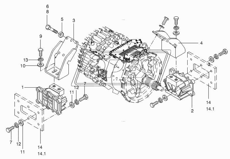 GEARBOX CARRIER/MOUNTING 2