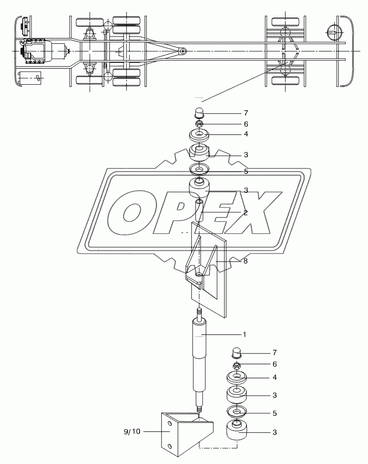 SHOCK ABSORBER AND MOUNT 1