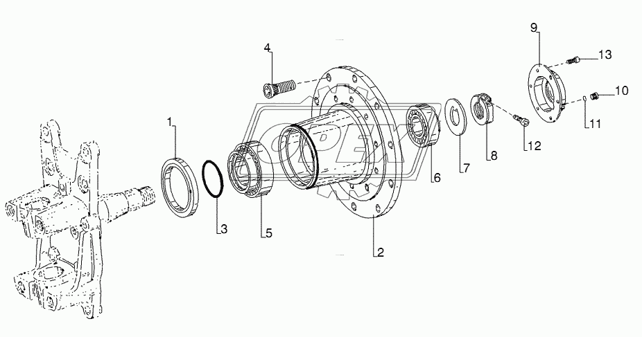 FRONT AXLE PARTS 2