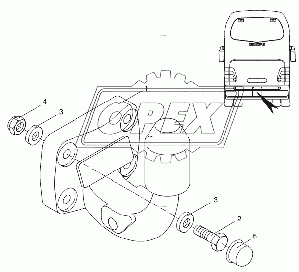 TRACTOR TOWING DEVICE