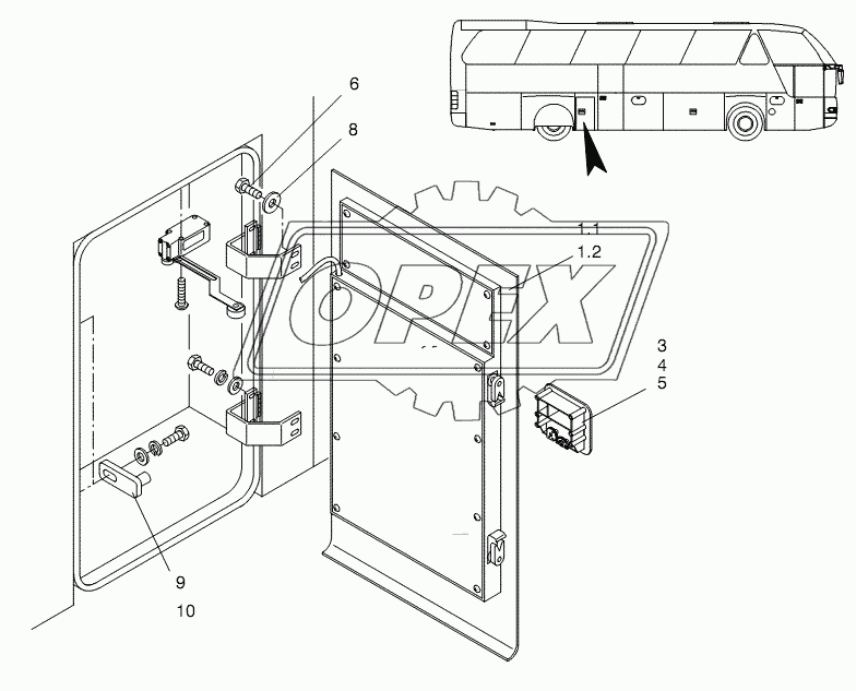 SERVICE DOOR REFRIGERATOR 2