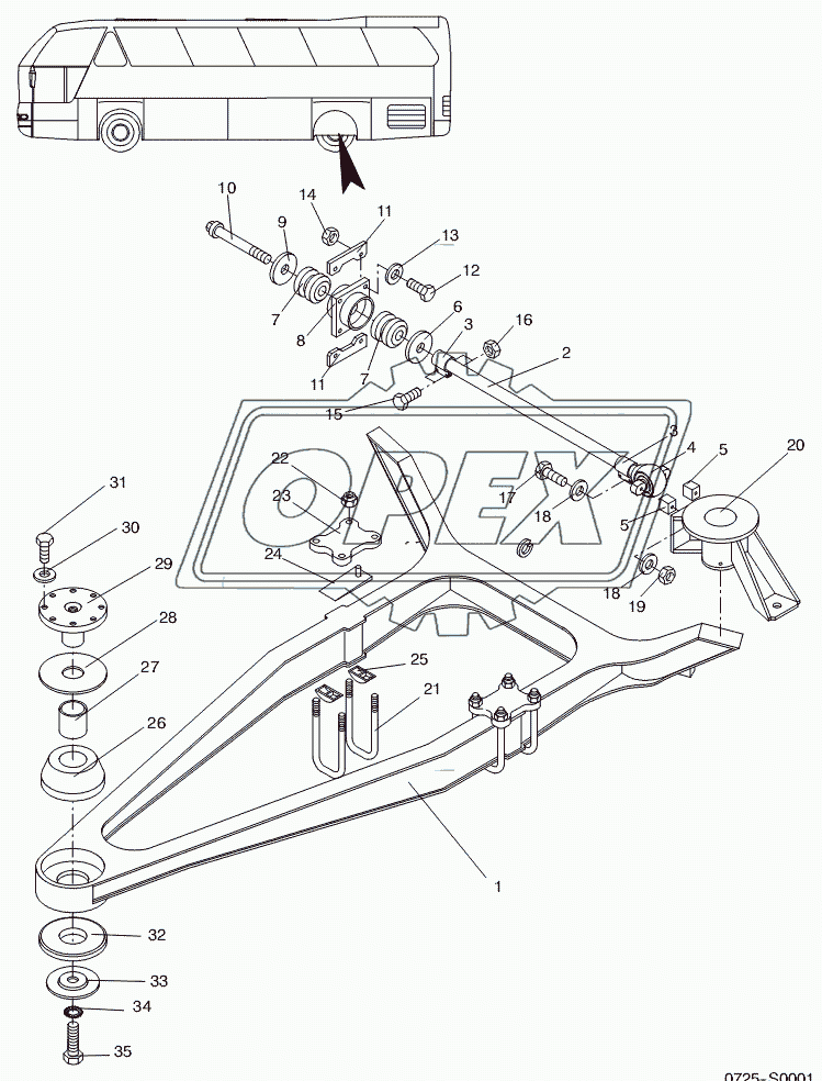 REAR AXLE SUBFRAME 1