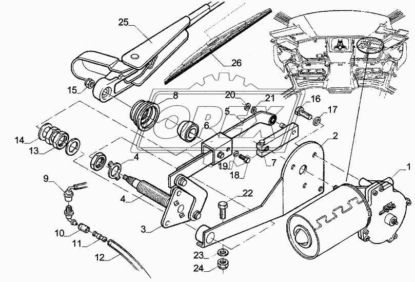 WIPER SYSTEM TOP