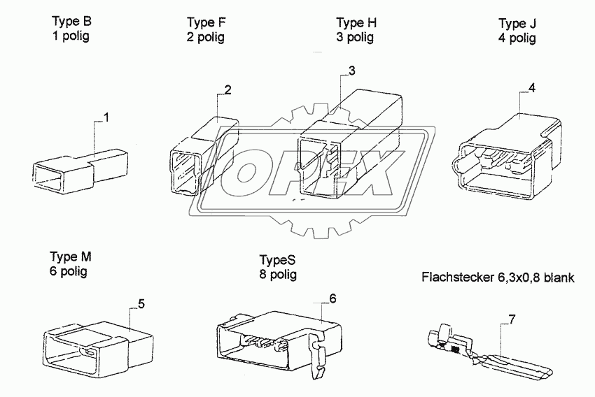 FLAT PLUG HOUSING 1