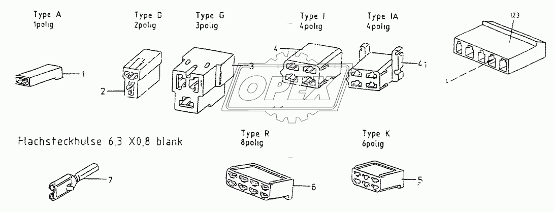 FLAT PLUG HOUSING 2