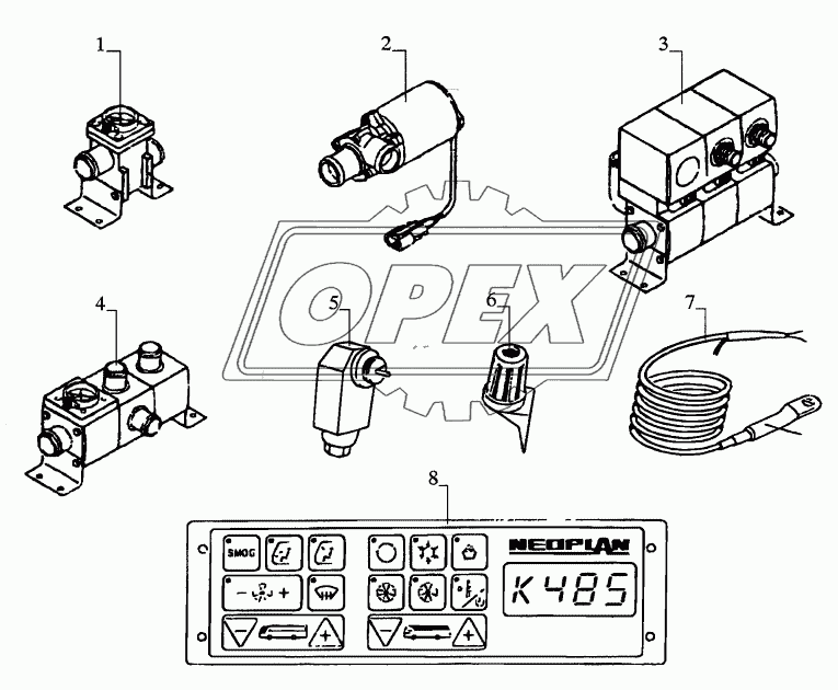 PARTS FOR CLIMATIC CONTROL