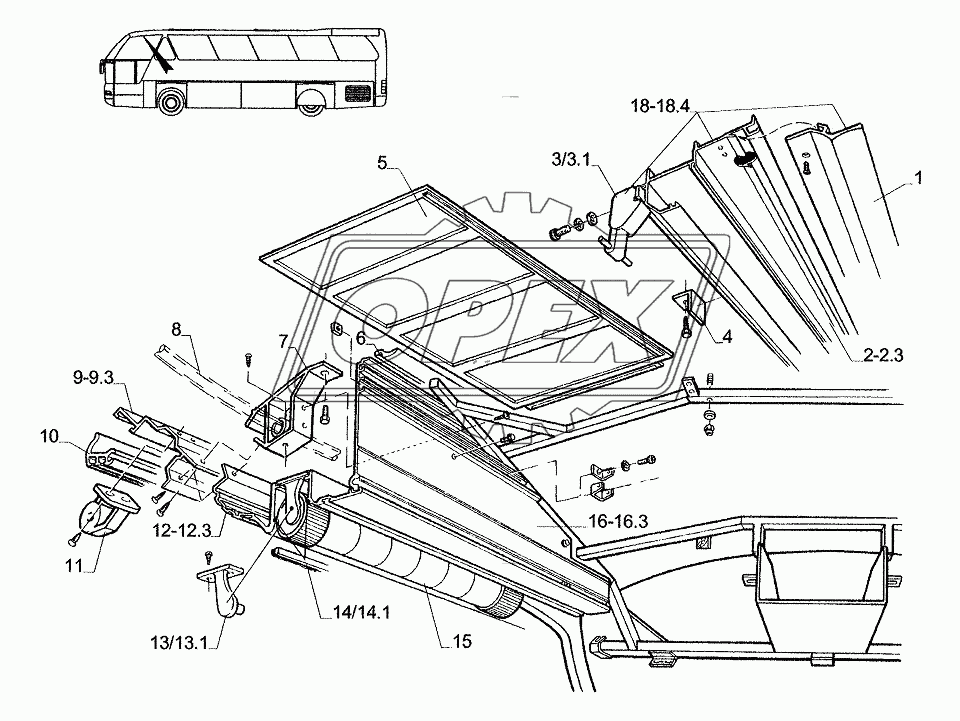 STRIP INSIDE-AIR PASSAGE