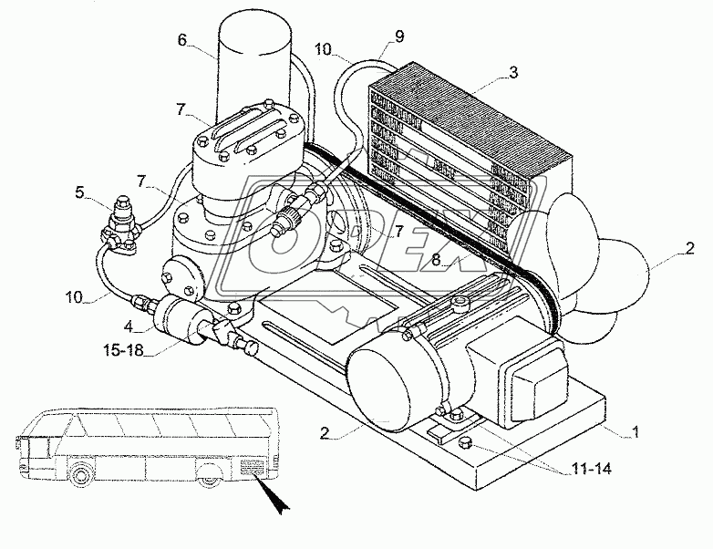 REFRIGERATOR WITH COMPRESSOR