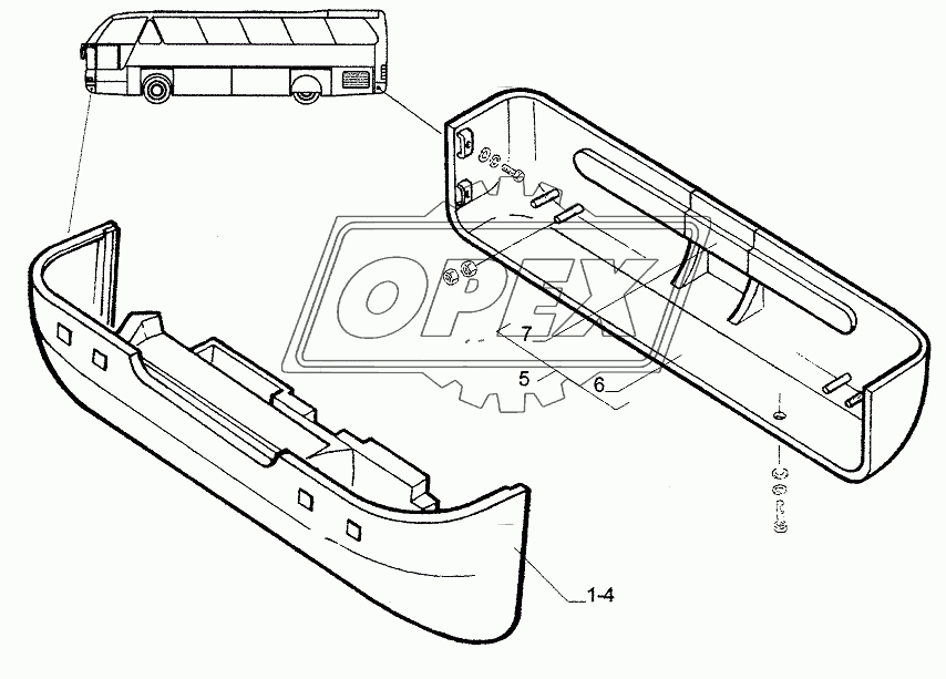 BUMPERS FRONTAND REAR