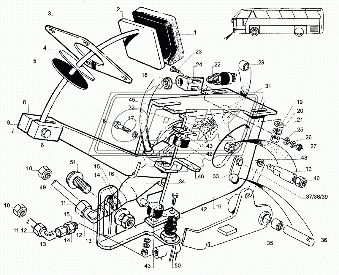 COUPLING WITH PEDAL